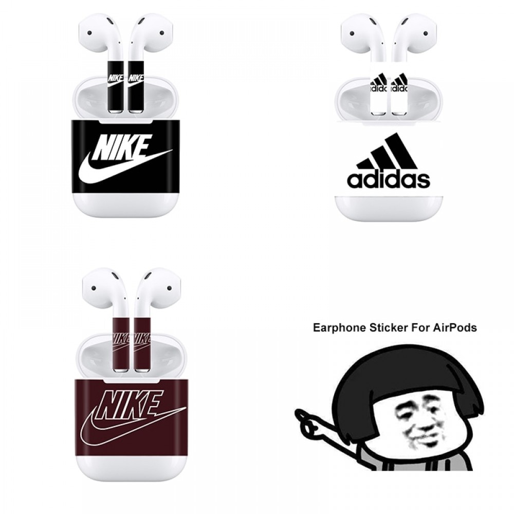 Protective Vinyl Earphone Sticker For AirPods Removable Adhesive Decoration Skins
