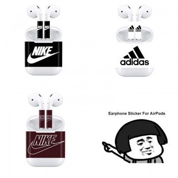 Protective Vinyl Earphone Sticker For AirPods Removable Adhesive Decoration Skins