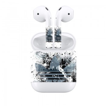 Protective Vinyl Earphone Sticker For AirPods Removable Adhesive Decoration Skins