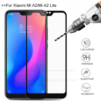 Global Version For Xiaomi Mi A2 Lite case Screen Protector Tempered Glass For Xiaomi Mi A2 Mi A2 Lite A2Lite Film case Cover