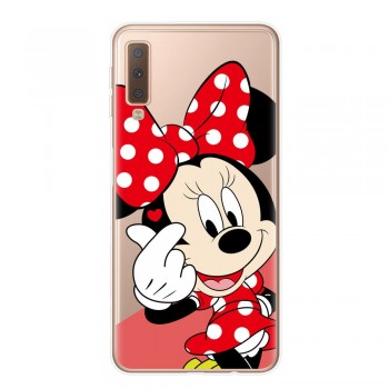 RUIXKJ For Samsung Galaxy A7 2018 6.0 Case A750 Mickey Minnie Soft Silicone Back Cover For Samsung A7 2018 SM-A750 Phone Cases