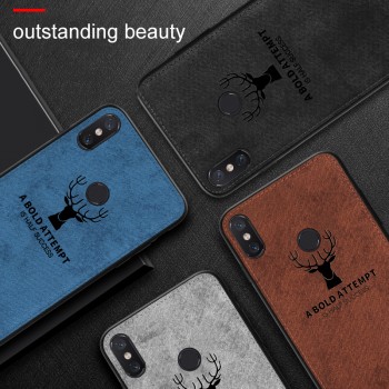 Fabric Case for Xiaomi Pocophone F1 Classic Cloth Matte Skin Soft Hard Back Cover for Xiomi Xiaomi Mi Max 3 2 Mi 5 6 Phone Cases