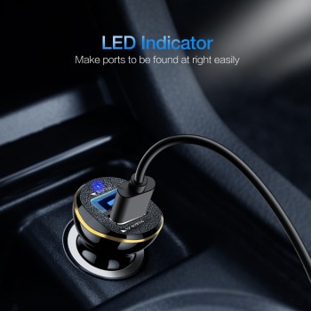 2 USB Car Charger Output 3.1A max Fast Charging Power Charger Adapter For Samsung Xiaomi Huawei mobile phones car-charger