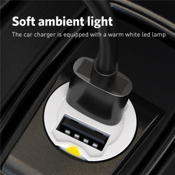 USLION Mini 2 Port USB Car Charger Adapter For iPhone Samsung 2.1A USB Charger Mobile Phone Dual USB Car-charger Auto Charger