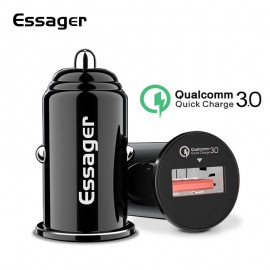 Essager Mini Car Charger Quick Charge 3.0 Car Phone Charger for Xiaomi Samsung Fast Charger Car Charging QC3.0 Turbo Car-Charger