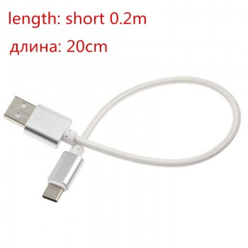 For Samsung galaxy S8 S9 A9 Star A8 2018 Short Type C usb wire QC 3.0 Fast Car charger adapter For Xiaomi Mi a2 6 Mi8 Honor 9 10