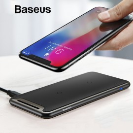 Baseus Qi Wireless Charger For iPhone Xs Max XR Samsung S9 Note 9 Xiaomi Desktop Wireless Charger Wireless Charging Pad Station