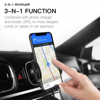Intelligent Infrared Sensor QI Car Wireless Charger For iPhone Xs Max 8 X Samsung Xiaomi Wirless Charging Air Vent Phone Holder