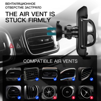 Intelligent Infrared Sensor QI Car Wireless Charger For iPhone Xs Max 8 X Samsung Xiaomi Wirless Charging Air Vent Phone Holder