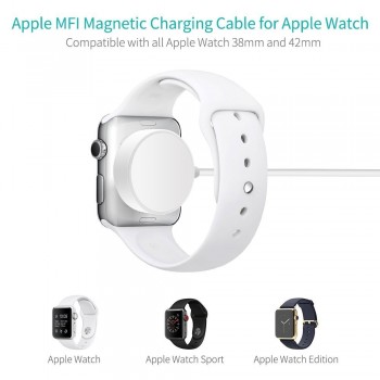 SOKUMAX Original Magnetic Fast Wireless Charger Adapter Cable for Apple Watch for i-Watch Series 1/2/3 38/42mm