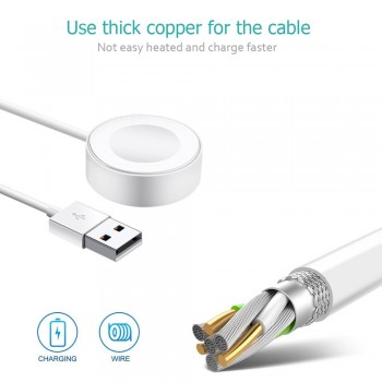 SOKUMAX Original Magnetic Fast Wireless Charger Adapter Cable for Apple Watch for i-Watch Series 1/2/3 38/42mm