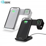 DCAE 2 in 1 Wireless Charger for apple i watch 1 2 3 4 Type C Fast Wireless Charging for iphone XS MAX XR X 8 Plus Samsung S9 S8