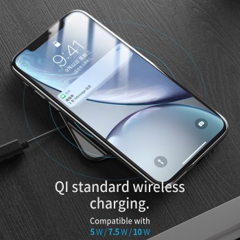 Essager 10W Qi Wireless Charger For iPhone XS Max Samsung Huawei Glass Wirless Charger Fast Wireless Charging Pad for Smartphone