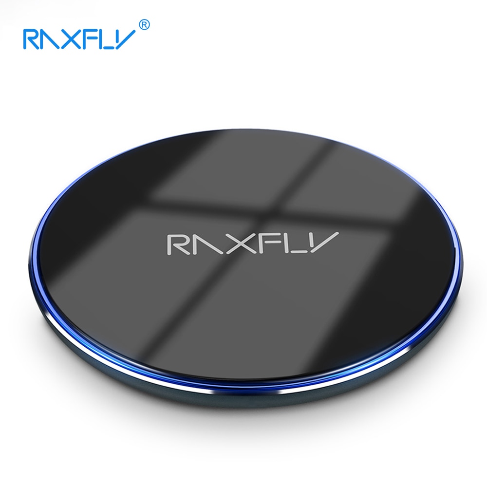 RAXFLY Wireless Charger For Samsung galaxy S8 S9 Plus Note 9 8 Fast Wireless Charging For iPhone X Xr Xs MAX Mobile Charger Pad