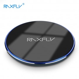 RAXFLY Wireless Charger For Samsung galaxy S8 S9 Plus Note 9 8 Fast Wireless Charging For iPhone X Xr Xs MAX Mobile Charger Pad