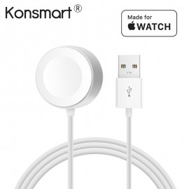 Konsmart Original 1M Fast Wireless Magnetic Charging Cable for Apple Watch Charger Adapter for i-Watch Series 1 2 3 4 38/42mm