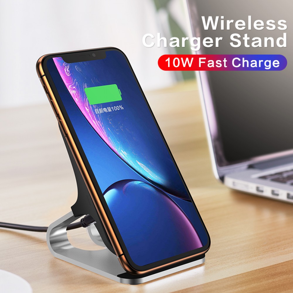 ASINA 10W Qi Wireless Charger For iPhone Xs Max 8 Plus X Fast Charging Stand For Samsung Galaxy Note 8 9 S8 S9 Plus Charger