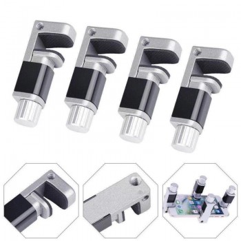4pcs/Set aluminum Phone Repair Tool Set Adjustable clip LCD Screen Fastening Clamp Phone Tablet pad metal Screen Fixture Clip