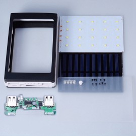 DIY Solar Power Bank Case Dual USB Powerbank Kit Phone Charger 5x18650 Batteries Charger Kit Box