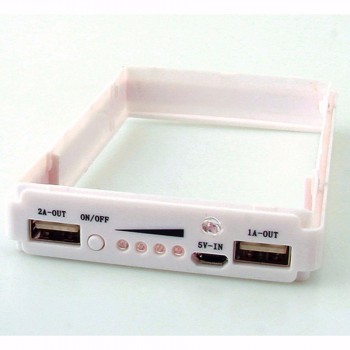 DIY Solar Power Bank Case Dual USB Powerbank Kit Phone Charger 5x18650 Batteries Charger Kit Box