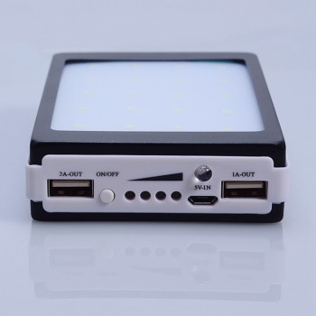 DIY Solar Power Bank Case Dual USB Powerbank Kit Phone Charger 5x18650 Batteries Charger Kit Box