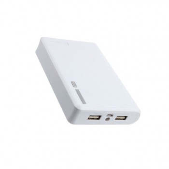Dual usb 4x 18650 DIY Power Bank Box External Battery Charger Powerbank Case w/ LED Light Charger Shell