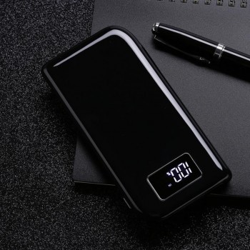 Lovoski Wireless Charger Mobile Power Bank Kit External Battery Charging Pack Black