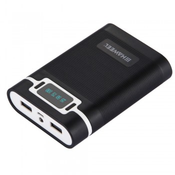 10000mAh Portable Battery Power Bank Shell Case 4x18650 Rechargeable Portable Battery Box Display (No Included Battery)