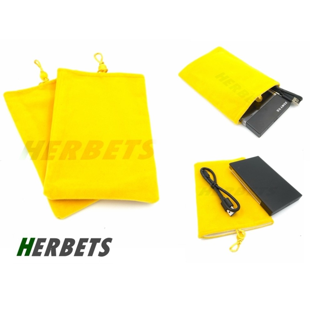 Soft Velvet Sleeve Pouch Bag Cover Carrying Case for Bead Jewelry Moblie portable power Bank Procect Storage Packaging Bags