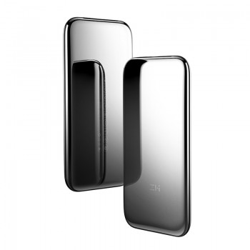 Xiaomi ZMI Space QPB60 6000mAh PD QC2.0 Stainless Steel Fast Charging Power Bank with Leather PU Cover AndOTG Adapter Cable