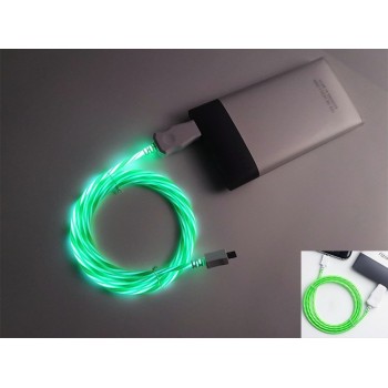 Dorwee USB Type C Cable for Samsung Galaxy S9 S8 USB Cable Type C Charging Cable for Xiaomi Huawei LED Light Type-c Phone cable