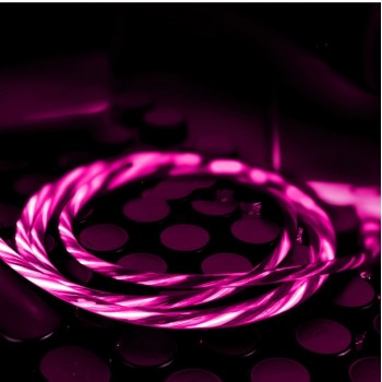Dorwee USB Type C Cable for Samsung Galaxy S9 S8 USB Cable Type C Charging Cable for Xiaomi Huawei LED Light Type-c Phone cable