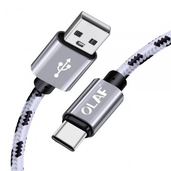 Olaf USB C Cable 1M 2M 3M Fast Charging Type-C USB 3.1 Data Cord cable For Samsung S9 pocophone F1 Mobile Phone Charger Cables