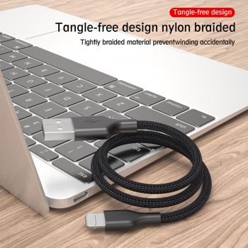 USB Cable for iPhone Cable Xs Max Xr X 8 7 6 6s 5 Plus iPad Mini 0.25m 1m 2m Fast Charging Cables Mobile Phone Charger Cord Data