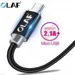Olaf USB Type C cable Fast Charging Usb Cable For Samsung S9 S8 Note 9 Cable For Xiaomi Huawei P10 9 Mobile Phones Charging Cord