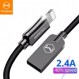 MCDODO USB Cable 2.4A for iPhone Cable XS Max XR 8 7 6S Plus iPad mini For Lightning fast Charging Cable mobile Phone Cord Data