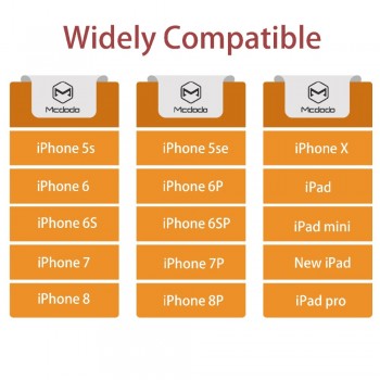 MCDODO USB Cable 2.4A for iPhone Cable XS Max XR 8 7 6S Plus iPad mini For Lightning fast Charging Cable mobile Phone Cord Data