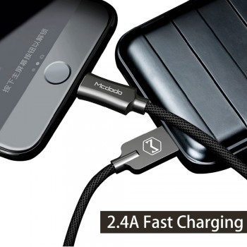 MCDODO USB Cable 2.4A for iPhone Cable XS Max XR 8 7 6S Plus iPad mini For Lightning fast Charging Cable mobile Phone Cord Data