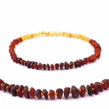 DR Classic Natural Amber Necklace Supply Certificate Authenticity Genuine Baltic Amber Stone Baby Necklace Gift 10 Color 14-33cm