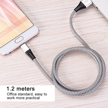 Olaf Micro USB Cable 2.4A LED Fast Charging USB Data Cable Mobile Phone Charging Cable for Samsung S7 S6 Huawei Android Cable