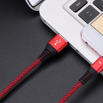 Olaf Micro USB Cable 2.4A LED Fast Charging USB Data Cable Mobile Phone Charging Cable for Samsung S7 S6 Huawei Android Cable