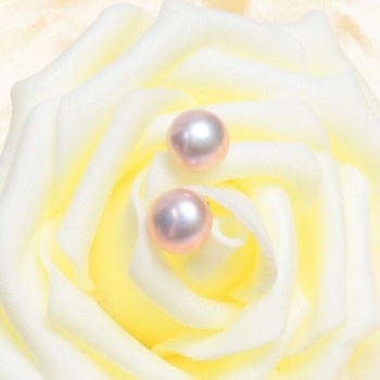 ASHIQI 100% Natural Freshwater Pearl Earrings, Real 925 Sterling Silver Stud earring  7-11mm Pearl jewelry supplier For women