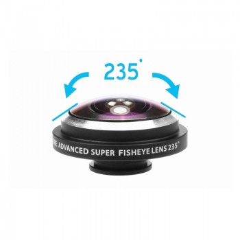Universal Wide Angle Fisheye Lens For Mobile Phone Camera Lenses Clip-on 235 Degree Super HD Fish Eye For iPhone Xiaomi Lens