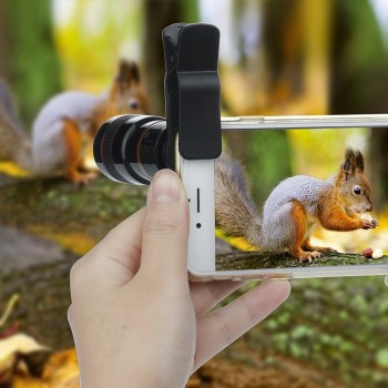 COOLTODAY Universal 8X Zoom Optical Phone Telescope Portable Mobile Phone Telephoto Camera Lens For Iphone X 8 7 Samsung Huawei