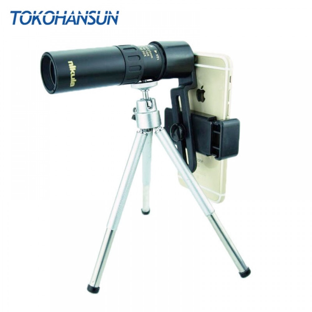 TOKOHANSUN Mobile Phone Lens 10-30X Zoom Telescope Universal Clip Telefon Camera Lenses for iPhone x 7 8 Plus Samsung s9 Plus