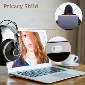 10PCS WebCam Cover Shutter Magnet Slider Plastic Camera Cover for Web Cam IPhone PC Laptops Mobile Phone Lens Privacy Sticker