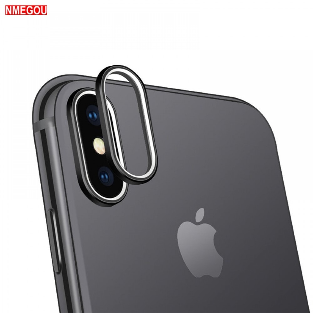 Metal Camera Lens Protector Ring Plating Aluminum for IPhone X IPhonex Phone Lens Webcam Cover Guard for I Phone X Mobile Lens