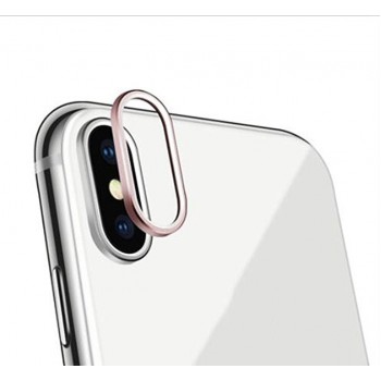 Metal Camera Lens Protector Ring Plating Aluminum for IPhone X IPhonex Phone Lens Webcam Cover Guard for I Phone X Mobile Lens