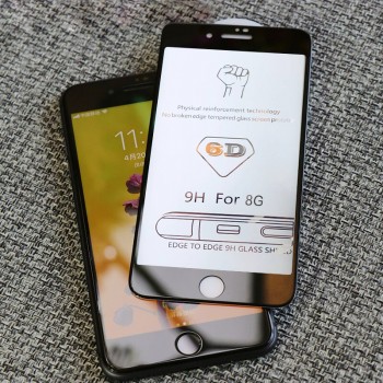 6D Full Cover Tempered Glass For iPhone 8 7 6 6S Plus X XS MAX glass iphone 7 8 x screen protector Protective glass on iphone 7