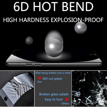6D Full Cover Tempered Glass For iPhone 8 7 6 6S Plus X XS MAX glass iphone 7 8 x screen protector Protective glass on iphone 7